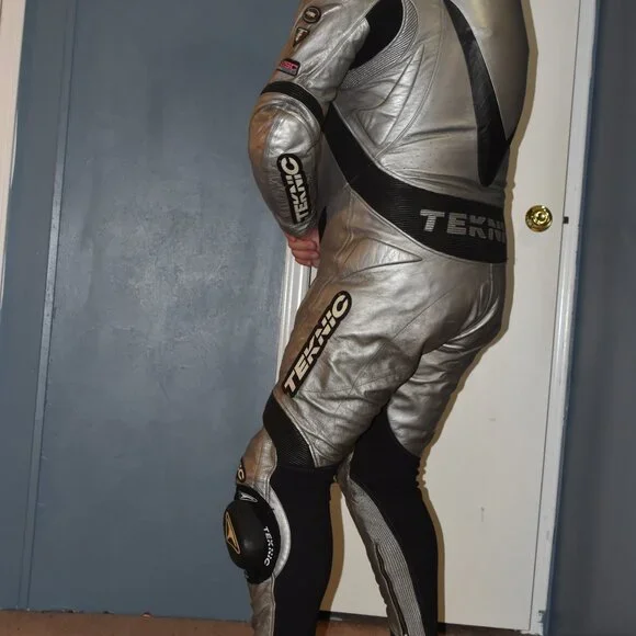 Teknic leather motorcycle suit, kangaroo hide, size US 44 - Picture 7 of 16